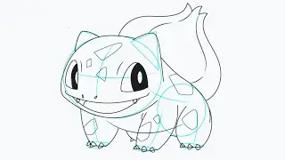 Como Desenhar o Bulbasaur de Pok&eacute;mon 🌿 | Tutorial F&aacute;cil em 12 Passos