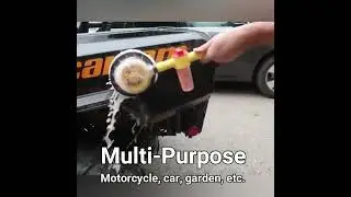 Car Wash Water Brush/360 Degree Automatically Rotating Car Brush