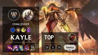 Kayle Top vs Wukong - EUW Challenger Patch 11.8