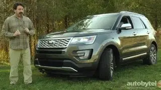 2016 Ford Explorer Platinum 4x4 Test Drive Video Review