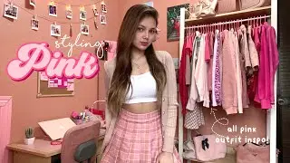PINK LOOKBOOK 🎀 all-pink outfit inspo | MACY