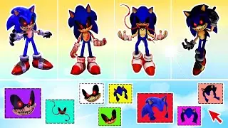 Sonic Monster Evolution 😈⚡All Dark Sonic Forms Revealed | Funny Sonic EDM Animation