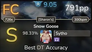 9.0⭐ Sytho | Mutsuhiko Izumi - Snow Goose [Sharon's] +NC 98.33% (791pp FC) - osu!