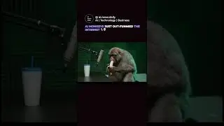 2 monkeys in a podcast parody - by Google&rsquo;s Veo 3 -nail it with perfect timing and surreal vibes #ai