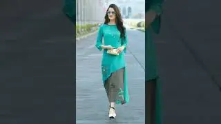 Latest Kurti Design In High-Low Pattern | High Low Dress Design