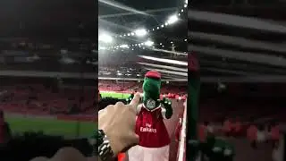 Fans abusing Arsenal's Gunnersaurus😂😂😂