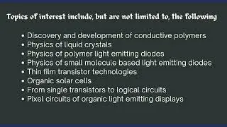 Submit Your Research Articles!!!International Journal on Organic Electronics (IJOE)