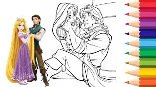 Disney Princess coloring book Rapunzel & Eugene Fitzherbert