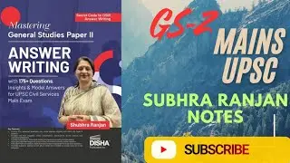GS2 notes by subhraranjan #upsc #upscgs2 #upscmotivation #upscnotes #upscexam #upscbooks #bookreview