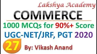 #27 || Special Accounting MCQs || Accountant, UGC-NET, PGT, CA || By Vikash Anand Barnwal
