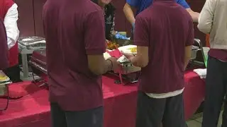 Holiday party at Harris County Juvenile Detention Center