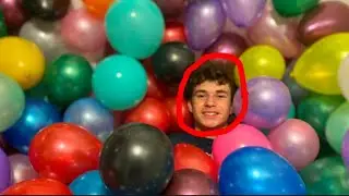 I filled my room with 200 Ballons