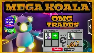Trading MEGA NEON KOALA in RICH SERVER / Adopt me / COMMENT OFFERS /Roblox Ph