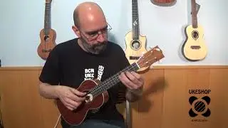 Review Mahi Mahi MC-87G ukelele concert. UKESHOP BARCELONA. Catal&agrave;.