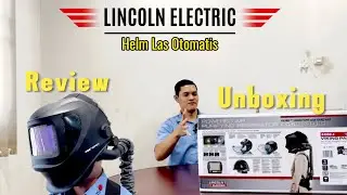Helm Las Otomatis - Lincoln Electric Safety - Viking 3250D FGS PAPR - Unboxing and Setup - Indonesia