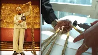 Indian Man With World's Longest Fingernails Flies to New York to Have Them Cut