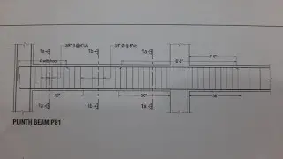 How to Read Plinth Beam Drawing? Depth of Beam for 4 floors Building