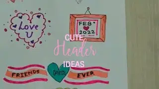 CREATIVE HEADER IDEAS FOR MODULES |CUTE TITLE DESIGN FOR PROJECT| ART/BULLET JOURNAL TITLES IDEAS
