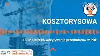 Moduły do wczytywania przedmiarów w PDF