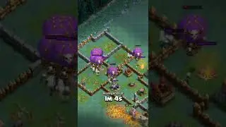 drop ship landing on base | clash of clans |#shorts #dropship #builderbase #bh9