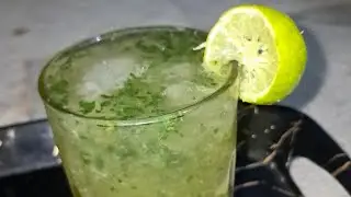 Green mojito drink 🍹 Refreshing drink 🍸 healthy summer drink recipe 😋