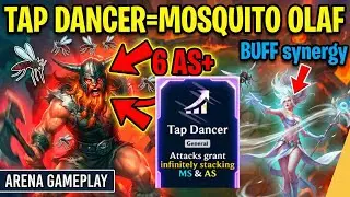 OLAF 6 AS+/Mosquito/Janna Buff Synergy! | Arena LoL Gameplay