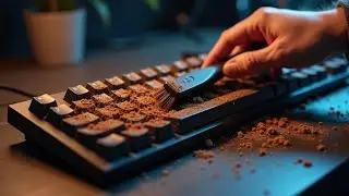 Satisfying Keyboard Cleaning 🧹🧼 ASMR 