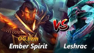 bzm mid Ember Spirit vs Leshrac | First 10 minutes