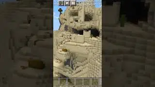 Beautiful mountain village seed in discription #shortvideos #minecraftshorts @Daviplayzz777