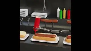 Satisfying Hotdog Factory Loop in Blender 🌭✨ (A Ryan King Art Tutorial)