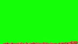 Green screen brick floor digging