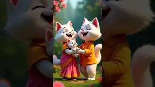 most adorable cat family explores the market with mom with cat #catvideos #lovelycat #kitty #cute
