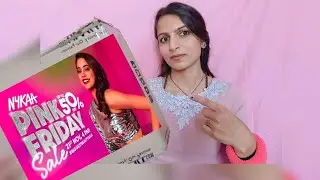 nykaa pink Friday sale shopping unboxing haul unsponsored / nykaa sale 2022 / upto 50% off big sale