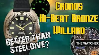 ⭐Cronos L6006 Bronze Hi-Beat 6105 Willard ⭐- Best bronze diver under $200?🤔 | The Watcher