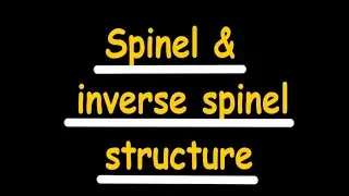 spinel and inverse spinel structure
