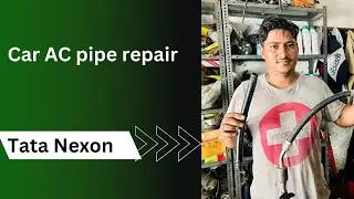 Car AC pipe repair #youtube