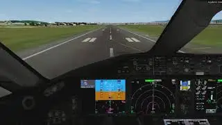 P3Dv4.5 787-8 S&atilde;o Paulo Landing