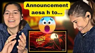 Реакция девушки-пахади на видео-анонс AA 23😳😱 |Звезда-икона Аллу Арджун | Локеш Канагарадж | Анирудх