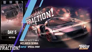2019 McLaren Senna | Day 5  COMPLICATIONS | NFS No Limits: Knights, Drama, Traction!