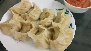 Easy steamed and fried chicken momos momos recipe 