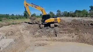 ขุดสระขยายสระเก่าEP3 #ทีมงานมังกรทอง #excavator