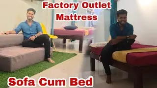 #sofacumbed Sale In pondicherry #latex mattress for sale #factoryoutletmattress  for sale //pyvlogs