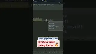 timer using python