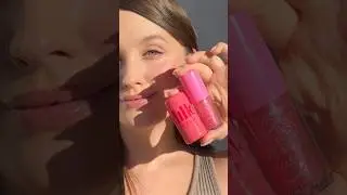 The perfect touch of color! 💕 Milk Makeup Jelly Tint + Too Faced Kissing Jelly Lip Oil Gloss 👄