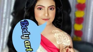 Body art || arm kalka || hand Fabric art🥰