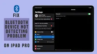 Решение проблемы с обнаружением устройств Bluetooth на iPad Pro | Решаем проблему с обнаружением ...