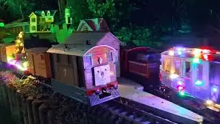 Looe Garden Railway Train of Lights 2025