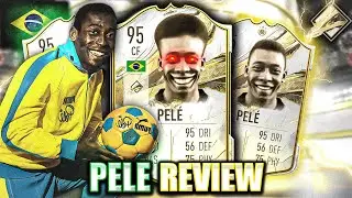 MAKE FIFA FUN AGAIN! 95 MID ICON PELE PLAYER REVIEW!  FIFA 23 ULTIMATE TEAM