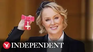 Coronation Street actress Sally Dynevor receives MBE at Windsor Castle