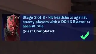 Hit Headshots Against Enemy Players With a DC-15 Blaster Rifle or Assault Rifle - Fortnite